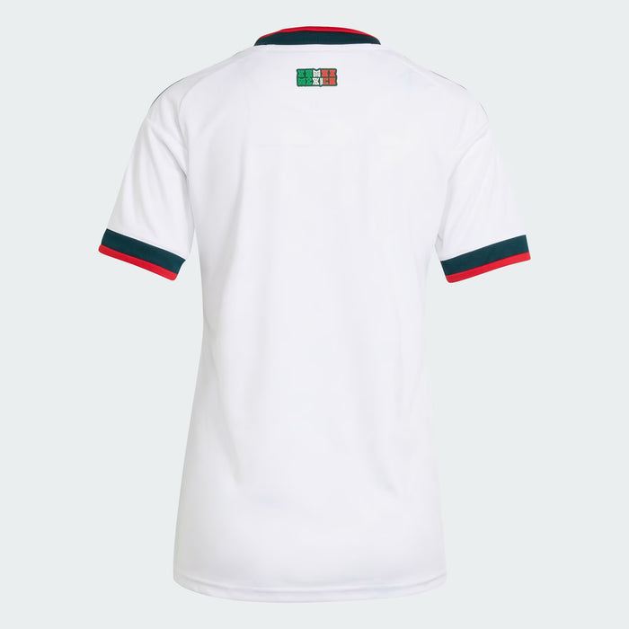 Jersey ADIDAS de Fútbol Visitante de la Selección Nacional de México 26 Mujer Blanco