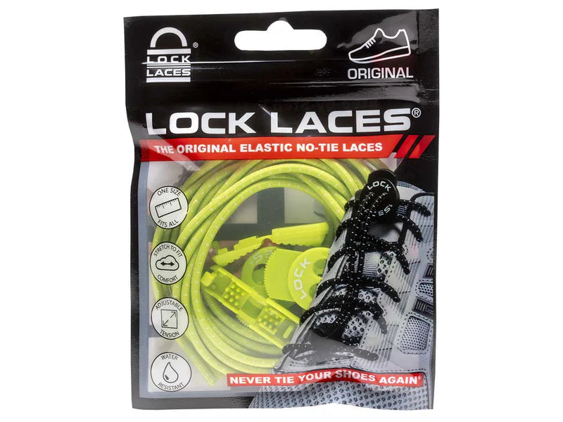 AGUJETAS LOCK LACES Unisex VERDE CORDON DE BLOQUEO OSZ