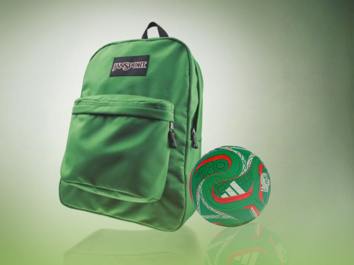 MOCHILA JANSPORT + MINI BALÓN