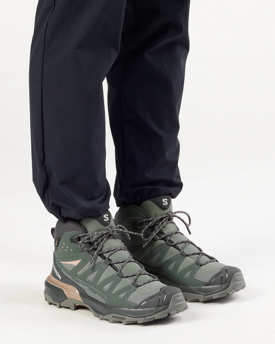 Botas SALOMON X Ultra 360 Mid Gtx Mujer Verde Trail