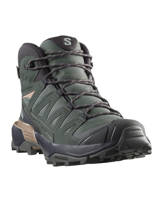 Botas SALOMON X Ultra 360 Mid Gtx Mujer Verde Trail