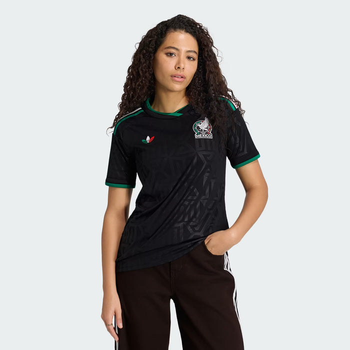 Jersey ADIDAS de Fútbol del Tercer Uniforme de la Selección Nacional de México 26 Mujer Negro