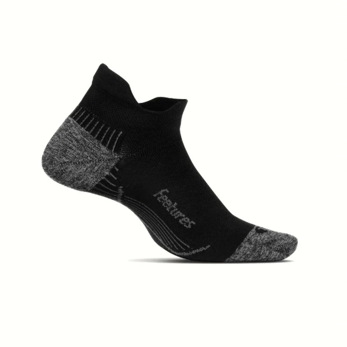 Calcetas FEETURES Quarter Unisex Negro Running