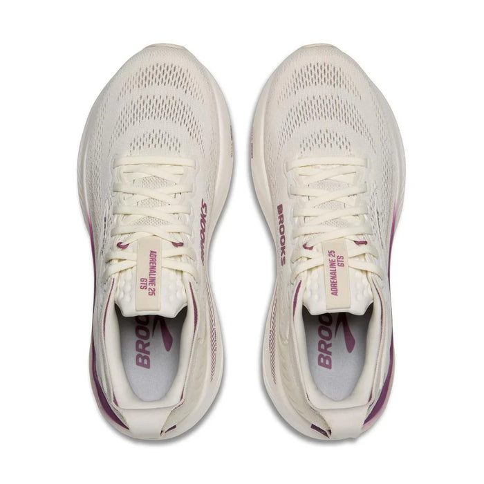 Tenis BROOKS Adrenaline Gts 25 Mujer Beige Running