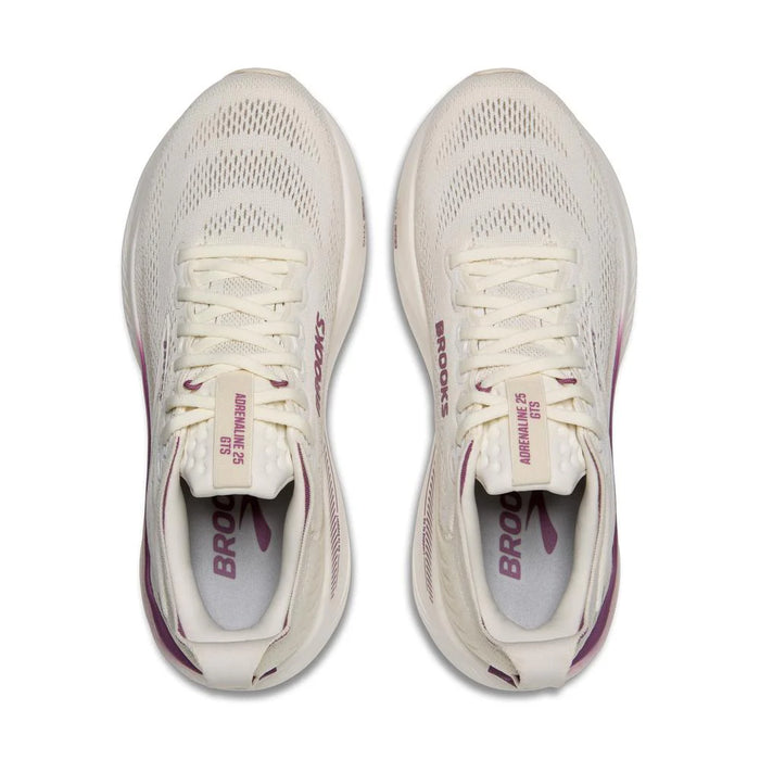Tenis BROOKS Adrenaline Gts 25 Mujer Beige Running