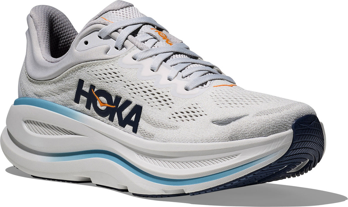 Tenis HOKA Bondi 9 Hombre Gris Running