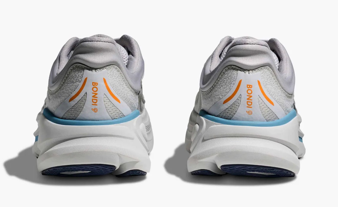 Tenis HOKA Bondi 9 Hombre Gris Running